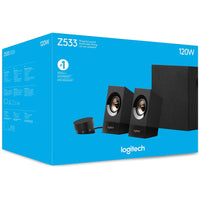 Logitech 980-001053 Z533 2.1 Speaker System - 60 W RMS