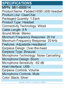 Logitech 981-000014 H390 Wired Headset for PC/Laptop, Stereo Headphones