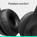 Logitech 981-000014 H390 Wired Headset for PC/Laptop, Stereo Headphones