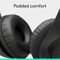 Logitech 981-000014 H390 Wired Headset for PC/Laptop, Stereo Headphones