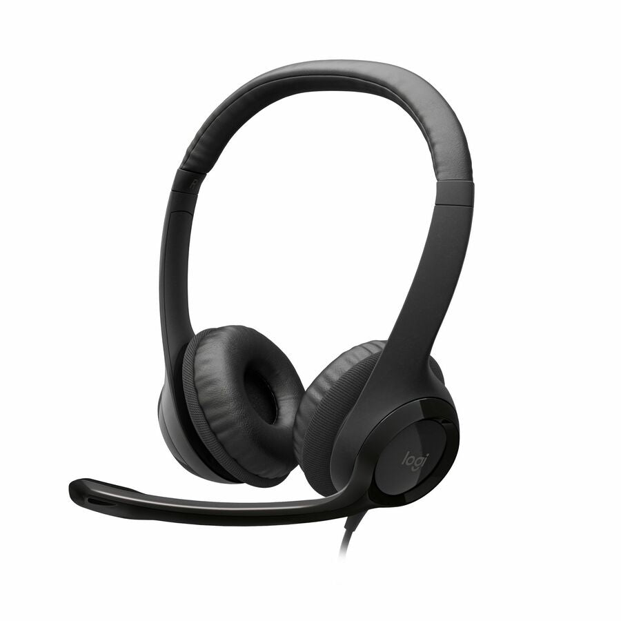 Logitech 981-000014 H390 Wired Headset for PC/Laptop, Stereo Headphones