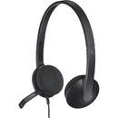 Logitech 981-000507 USB Headset H340 - Wired - Over-the-head - Black