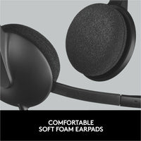 Logitech 981-000507 H340 USB Headset with Noise-Cancelling Mic