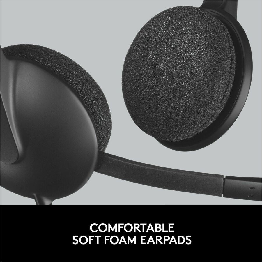 Logitech 981-000507 H340 USB Headset with Noise-Cancelling Mic
