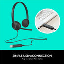 Logitech 981-000507 H340 USB Headset with Noise-Cancelling Mic