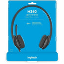 Logitech 981-000507 H340 USB Headset with Noise-Cancelling Mic