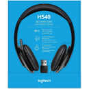 Logitech 981-000510 H540 USB Headset with Noise-Cancelling Mic - Black