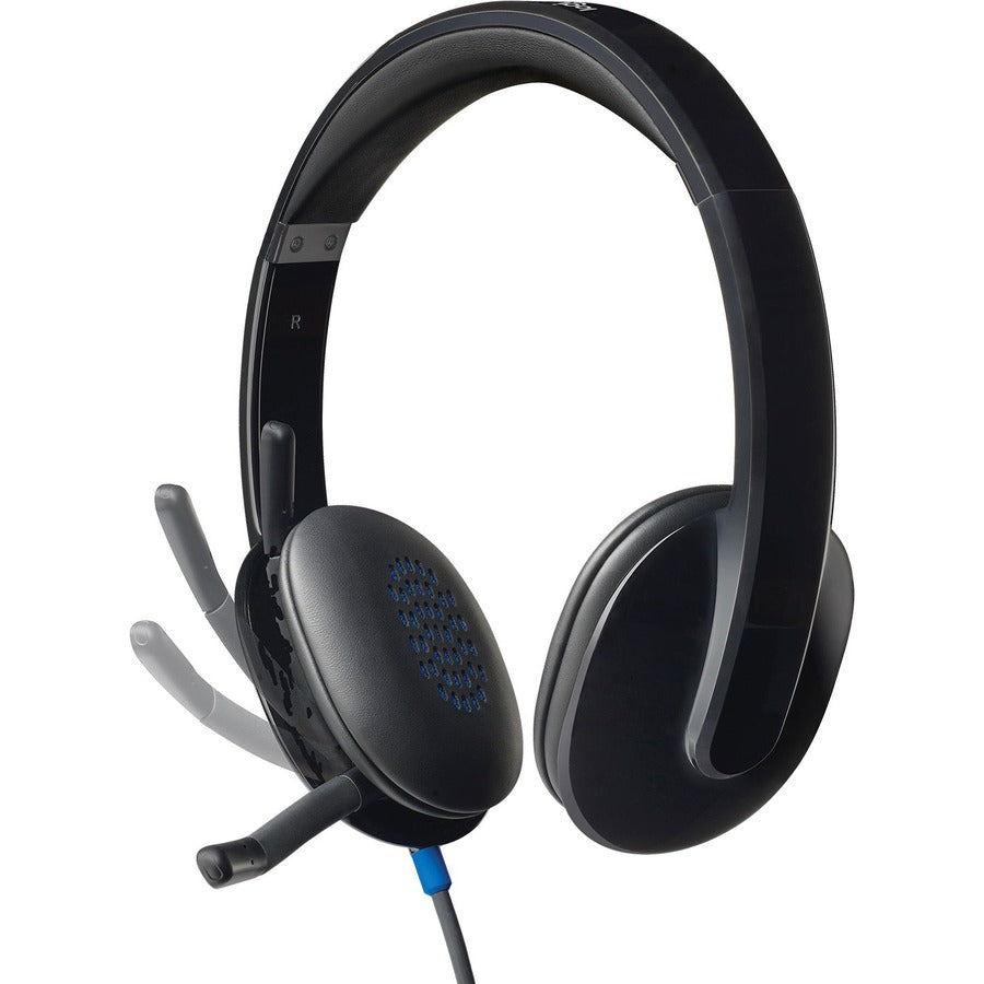 Logitech 981-000510 H540 USB Headset with Noise-Cancelling Mic - Black