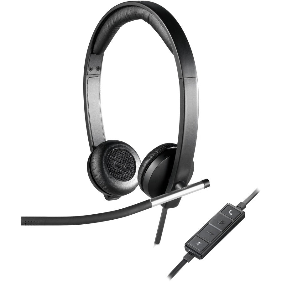 Logitech 981-000518 USB Headset Stereo H650e - Wired - Noise Cancelling
