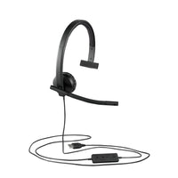 Logitech 981-000570 USB Headset Mono H570e - Wired - Over-the-head