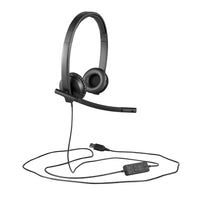 Logitech 981-000574 H570e USB Headset - Stereo - Over-the-head - Black