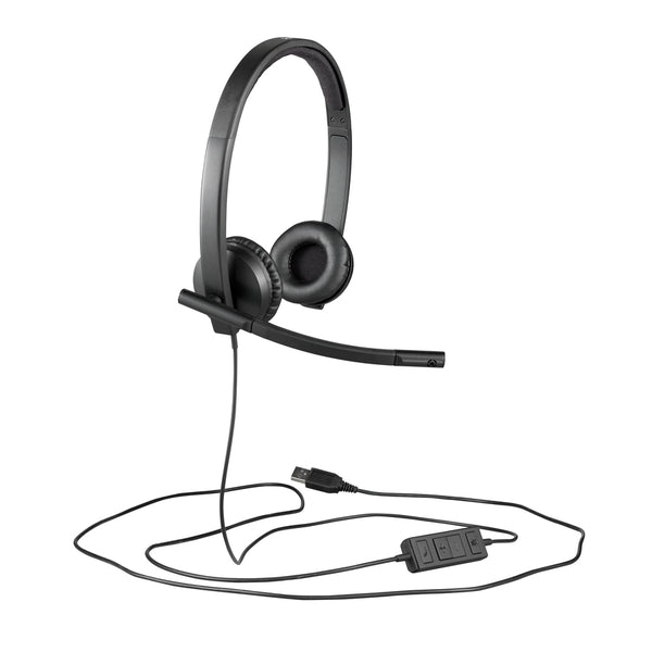 Logitech 981-000574 H570e USB Headset - Stereo - Over-the-head - Black