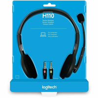 Logitech 981-000612 H111 Dual Plug Computer Stereo Headset - Noise Canceling