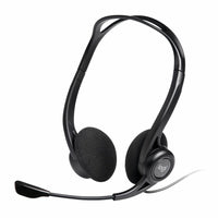Logitech 981-000836 960 USB Computer Headset - Noise Cancelling - Black