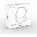 Logitech 981-000836 960 USB Computer Headset - Noise Cancelling - Black