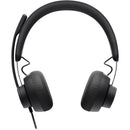 Logitech 981-000876 Zone Wired Noise Cancelling Headset, USB-C