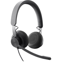 Logitech 981-000876 Zone Wired Noise Cancelling Headset, USB-C