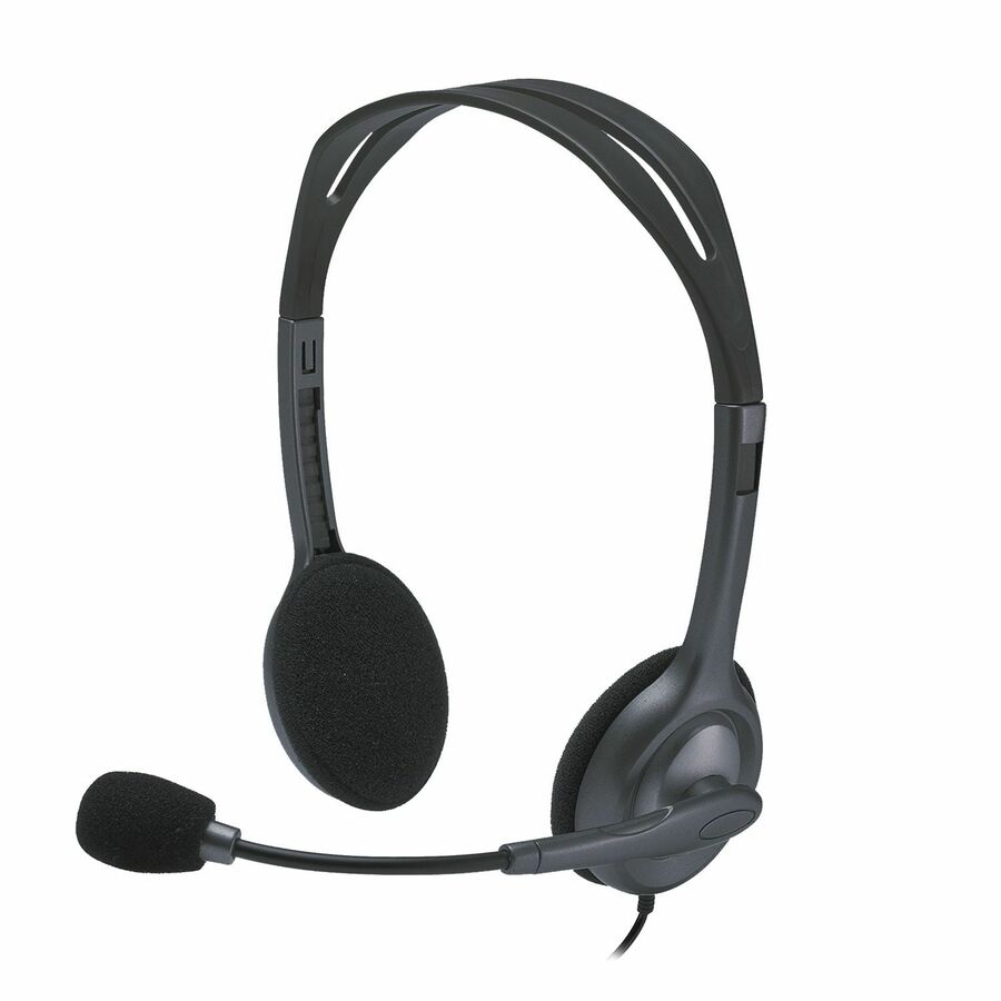 Logitech 981-000999 H111 Stereo Headset with 3.5 mm Audio Jack