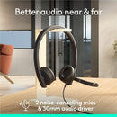 Logitech 981-001428 H570e USB Wired Stereo Headset - Noise-Canceling - Black