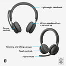 Logitech 981-001435 Zone Wireless 2 Noise Canceling Headset w/ Hybrid ANC