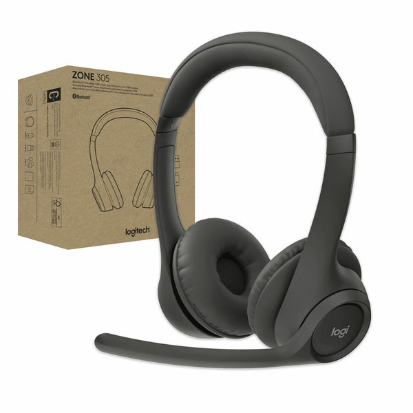 Logitech 981-001452 Zone 305 Headset - Lightweight, Comfortable