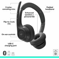 Logitech 981-001452 Zone 305 for Business, Wireless Bluetooth Headset