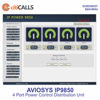 Aviosys IP9850 4 Port Web Pro Power Controller Switch w Auto-Ping Remote Reboot