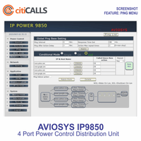 Aviosys IP9850 4 Port Web Pro Power Controller Switch w Auto-Ping Remote Reboot
