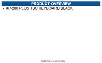TSC 99-117A002-0000 KP-200 PLUS TSC KEYBOARD BLACK