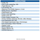TSC 99-158A019-1701 DA210 Desktop Direct Thermal Label Printer Black - 203dpi