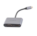 CODi A01063M 4-In-1 USB-C Display Adapter - (HDMI, VGA, USB-C PD, USB-A 3.0)