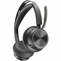 HP Poly 9T9J3AA#AC3 Voyager Focus 2 USB-C-C Headset +USB-C/A Adapter