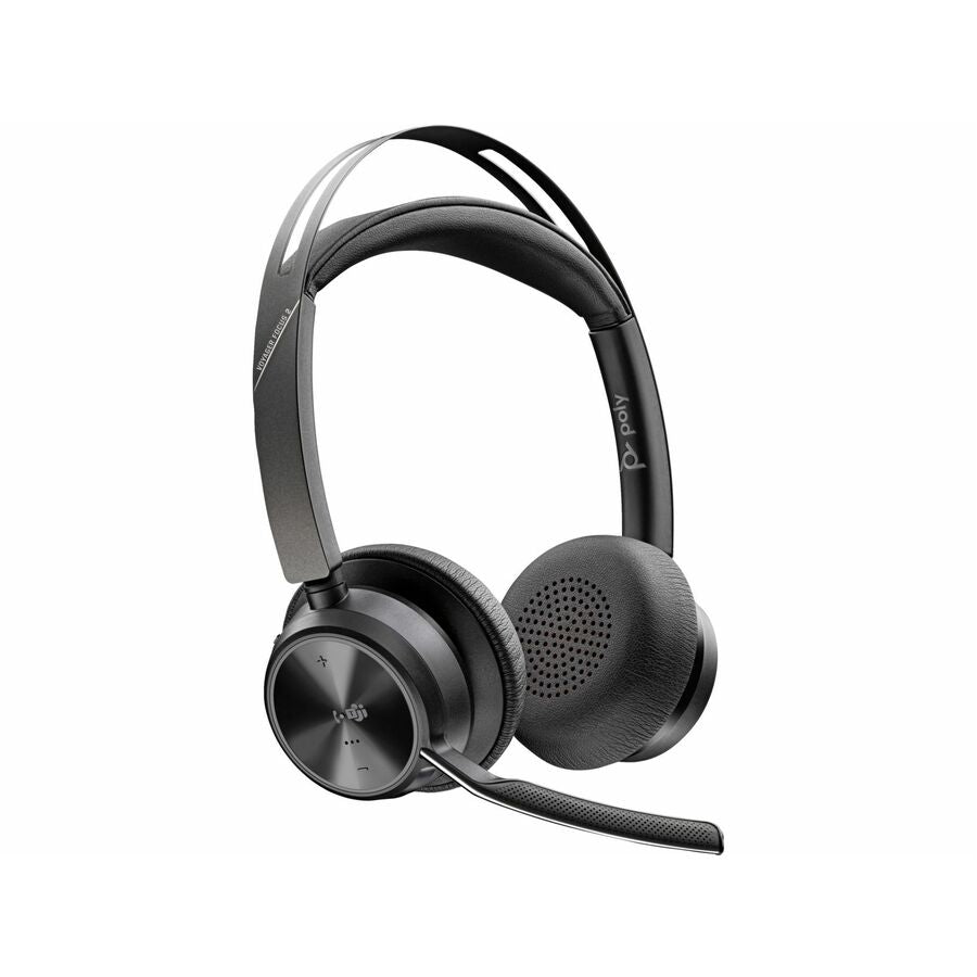 HP Poly 9T9J6AA#AC3 Voyager Focus 2 Headset -MicrosoftTeams Certification -Black