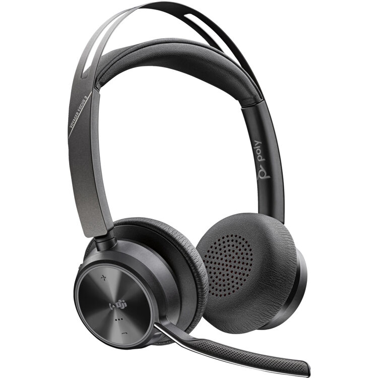HP Poly 9T9J6AA#AC3 Voyager Focus 2 Microsoft Teams Certified USB-C-C Headset