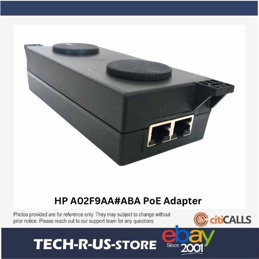 HP Poly A02F9AA#ABA PoE+ Adapter and Cable Kit for use with Studio G62