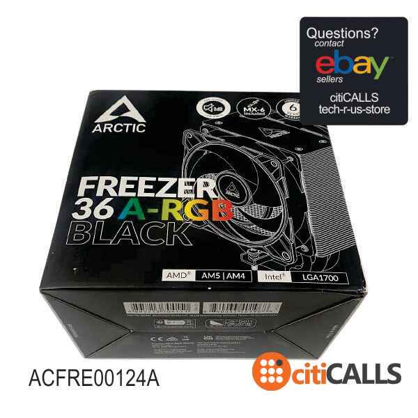 ARCTIC ACFRE00124A Freezer 36 A-RGB Multi Compatible Tower CPU Cooler with A-RGB