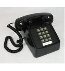 Scitec AEGIS-2510-BK Traditional Black N/N Desk Phone Double Gong Bell Ringer