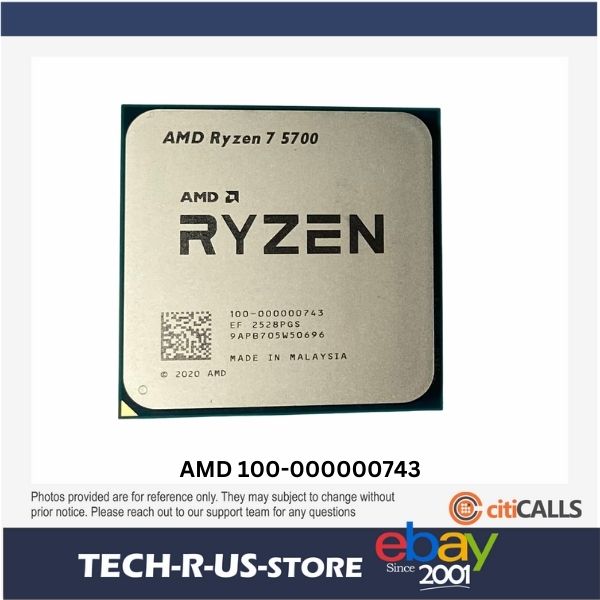 AMD 100-000000743 Ryzen 7 5700 Octa-core (8 Core) 3.70 GHz Processor
