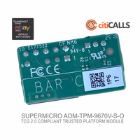 Supermicro AOM-TPM-9670V-S-O Accessory SPI Capable Vertical TPM 2.0 Provisioned