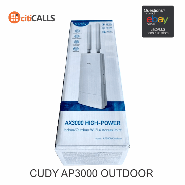 Cudy AP3000 Outdoor AX3000 High Power WiFi 6 Gigabit Outdoor Access Point