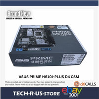 ASUS PRIME H610I-PLUS D4-CSM Motherboard H610 LGA1700 Max.64GB DDR4 Mini ITX