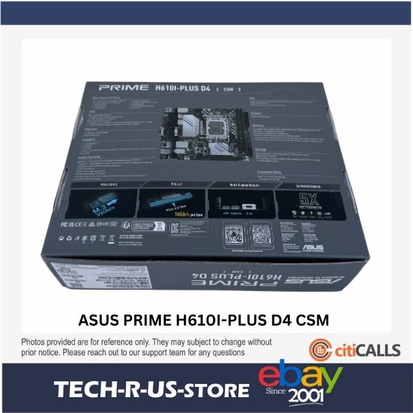 ASUS PRIME H610I-PLUS D4-CSM Motherboard H610 LGA1700 Max.64GB DDR4 Mini ITX