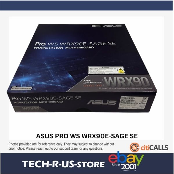 Asus PRO WS WRX90E-SAGE SE AMD sTR5 8-DDR5 M.2 SAS SATA dDP VGA 10Gb-ETH EEB