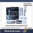 ASRock B650M PG LIGHTNING WIFI Motherboard - B650 AMD AM5 Max192GB DDR5 PCIe