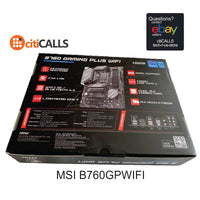 MSI B760GPWIFI B760 GAMING PLUS WIFI Gaming Desktop Motherboard