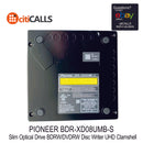 Pioneer BDR-XD08UMB-S Slim BDRW DVDRW Blu-Ray Disc Writer UHD Clamshell Black