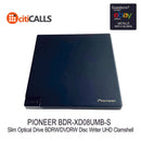 Pioneer BDR-XD08UMB-S Slim BDRW DVDRW Blu-Ray Disc Writer UHD Clamshell Black