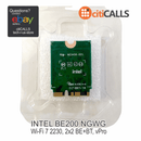 Intel BE200.NGWG WiFi 7 BE200 2230 2x2 BE + BT vPRO Windows 10/11