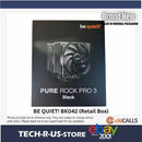 be quiet! BK042 Pure Rock Pro 3 Black CPU Air Cooler - 2000 RPM - 4 pin - 12 V
