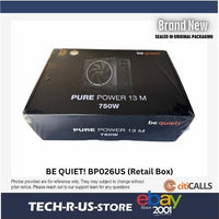 be quiet! BP026US Power Supply - Pure Power 13 M 750W Black - Retail